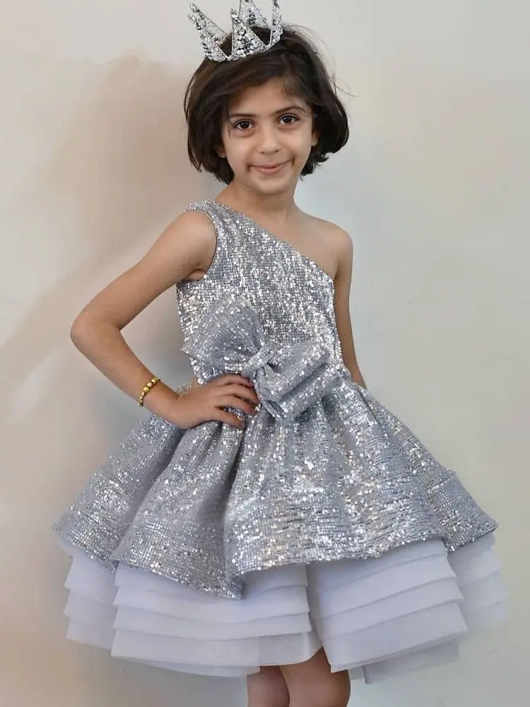 Новинка, бальное платье для девочек с цветами