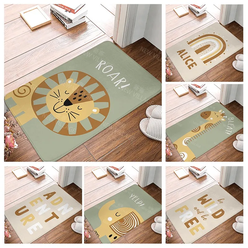 

Противоскользящий коврик для ванной, коврик для ванной комнаты, коврик для душа, домашний декор, дверной коврик, коврик для кухни, спальни, входной комнаты, коврик в стиле бохо, абстрактный Моранди