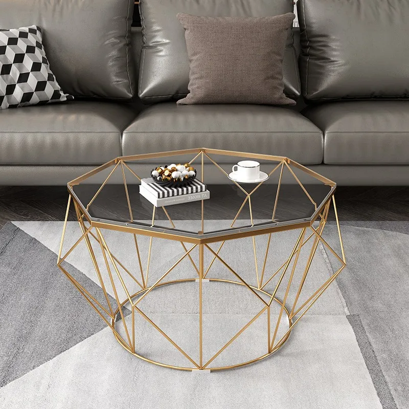 

Nordic Wrought Iron Coffee Tables Furniture Living Room Dormitory Small Side Table Modern Simple Hotel Apartment Corner Table