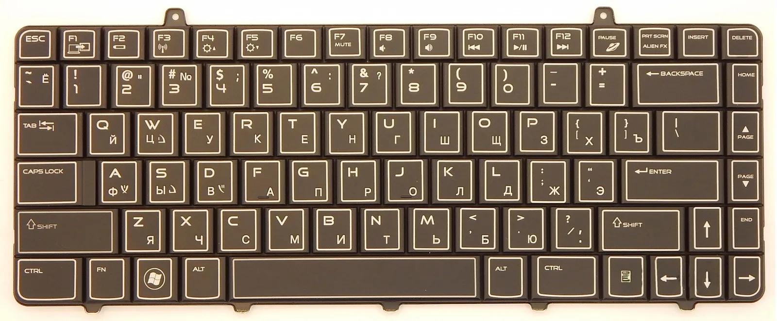 Клавиатура для ноутбука Alienware M11x R2 R3 p/n: 0X4PNK V109002CS1 PK130BB1A03 0KTG44 | Компьютеры и офис