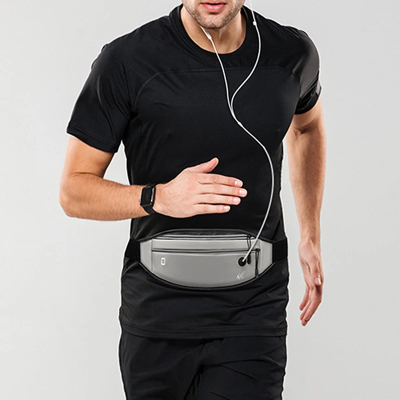 

Waist Running Bag Pu Belt Mobile Phone For Running Waterproof Pouch For Men Women Gym Bag Sports Fanny Pack