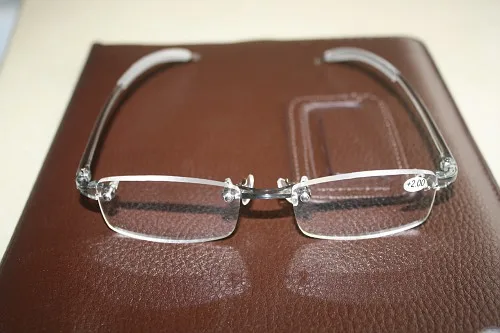 

Lentes De Lectura Occhiali Da Lettura Leesbril Two Pairs Rimless Anti-slip Unisex Reading Glasses+1 +1.5 +2 +2.5 +3 +3.5 +4