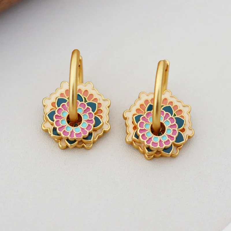 Модные ювелирные изделия винтажные Роскошные темпераментные Металлические