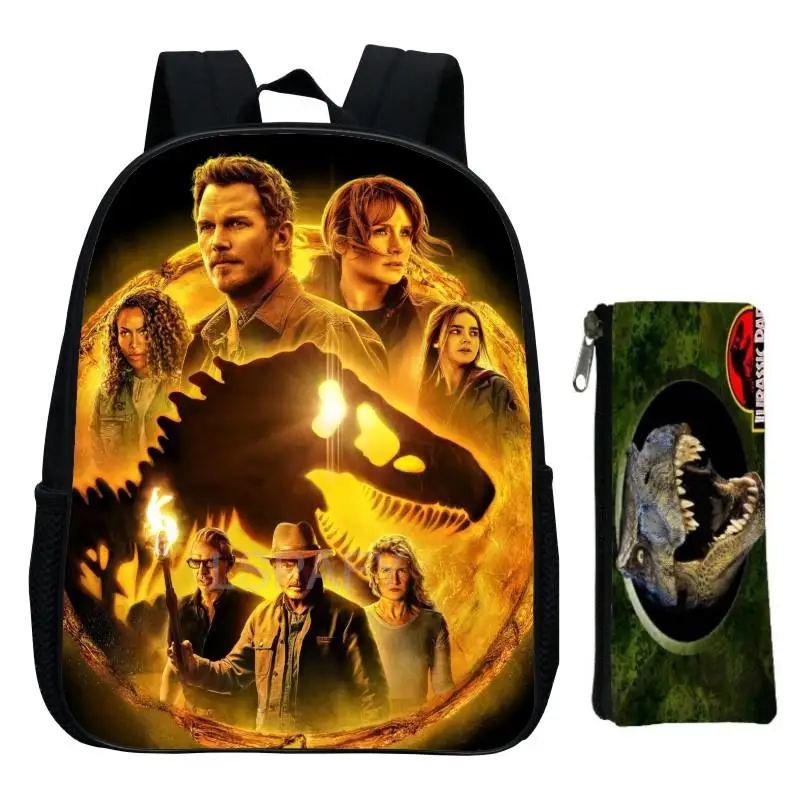 Детский школьный ранец с принтом динозавра на заказ рюкзак для мальчиков и