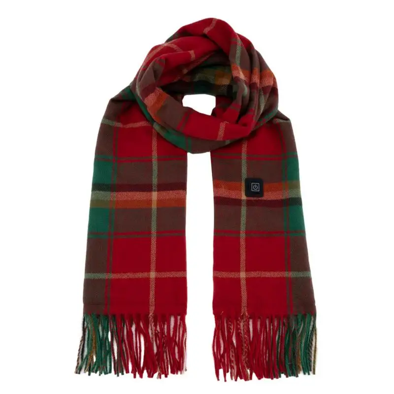 

Зимний шарф с USB-подогревом, перезаряжаемые через USB шарфы с тремя уровнями температуры, товары для холодной погоды для свидания, вечеринки