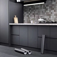 matte cabinet film kitchen decor waterproof solid color self adhesive thicken vinyl wallpapers bedroom home decor wall stickers