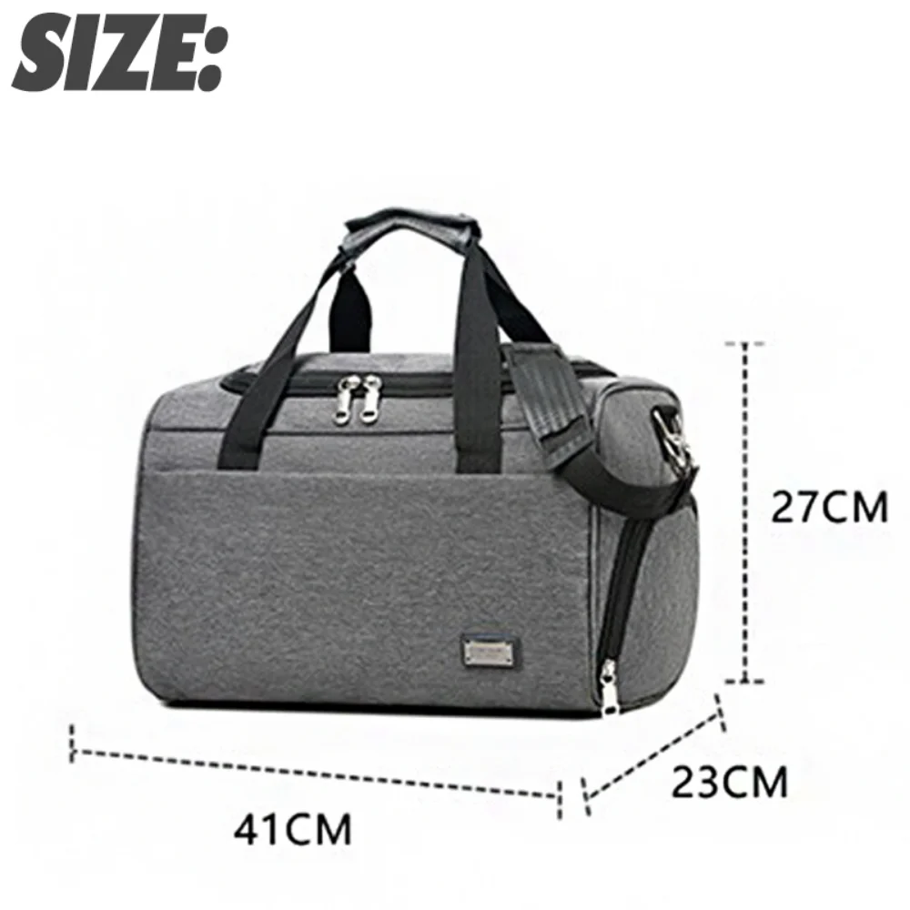 Travel Bag Waterproof Oxford Cloth Outdoor Fitness Travel Bag Adjustable Length Shoulder Strap Large Capacity Hand Luggage
