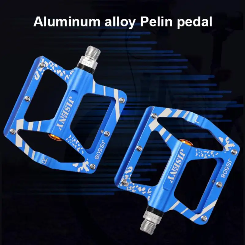 

Road Bike Pedals Aluminium Alloy Light Weight Ultralight Impact Resistant Durable Road Bike Accessories Bearing Platforms 1 Pair