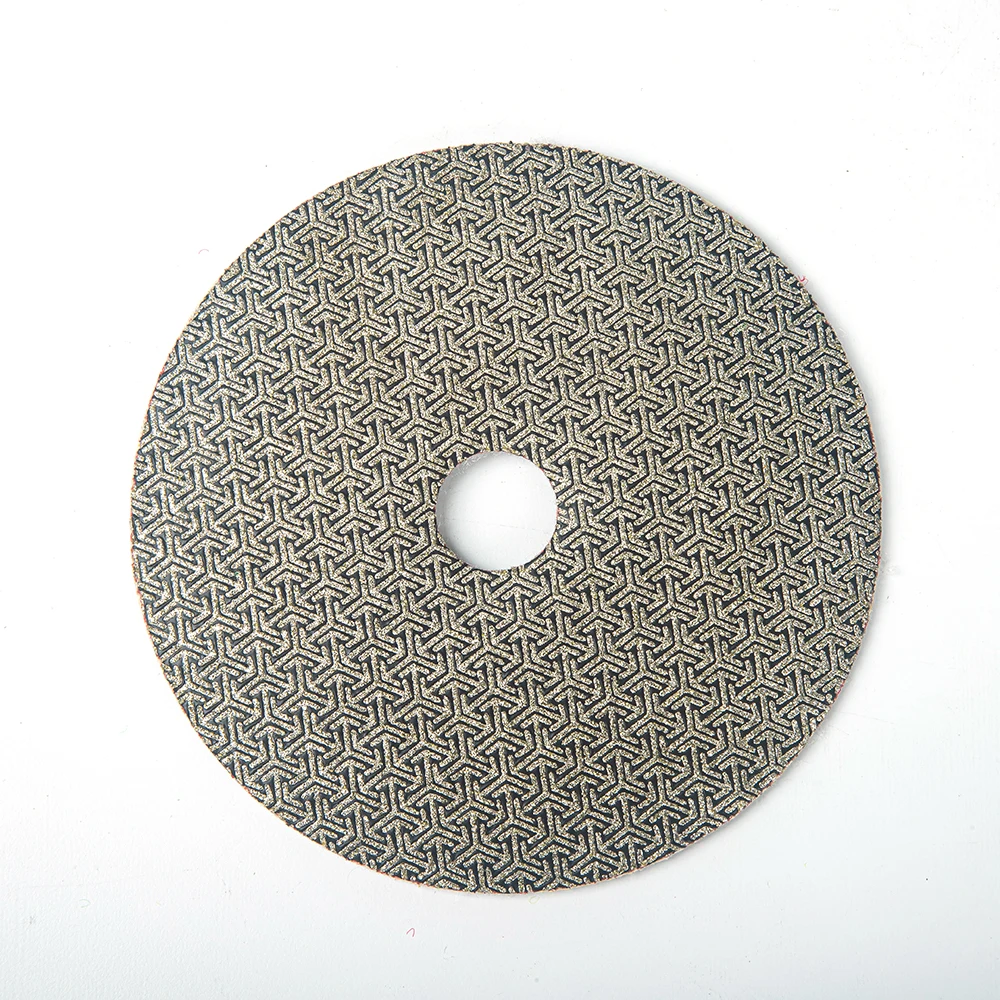 5 inch 125mm Electroplated Diamond Polishing Pads 125mm Soft Sharp Polishing Discs For Concrete Granite Marble Stone Sanding