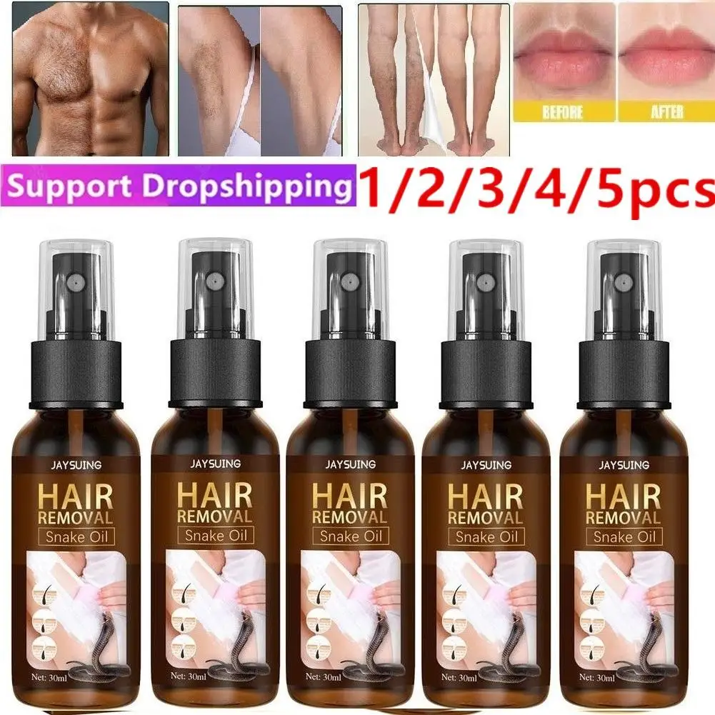 

Лот спрей для удаления волос, ингибитор змеиного масла, безболезненный быстрое питание тела, Депиляционные кремы, спрей для красоты