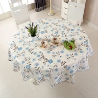 new modern kitchen dining round table cover pvc tablecloth waterproof table cloth for birthday party tafelkleed nappe pvc e009