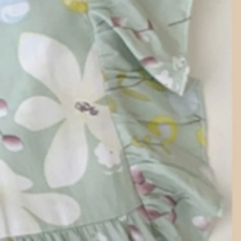 Women's Dresses 2023 Trend Ladies Nightwear Sweets Pajama Floral Print Pretty Gown Long Length Skirts New In Younger's Sleepwear