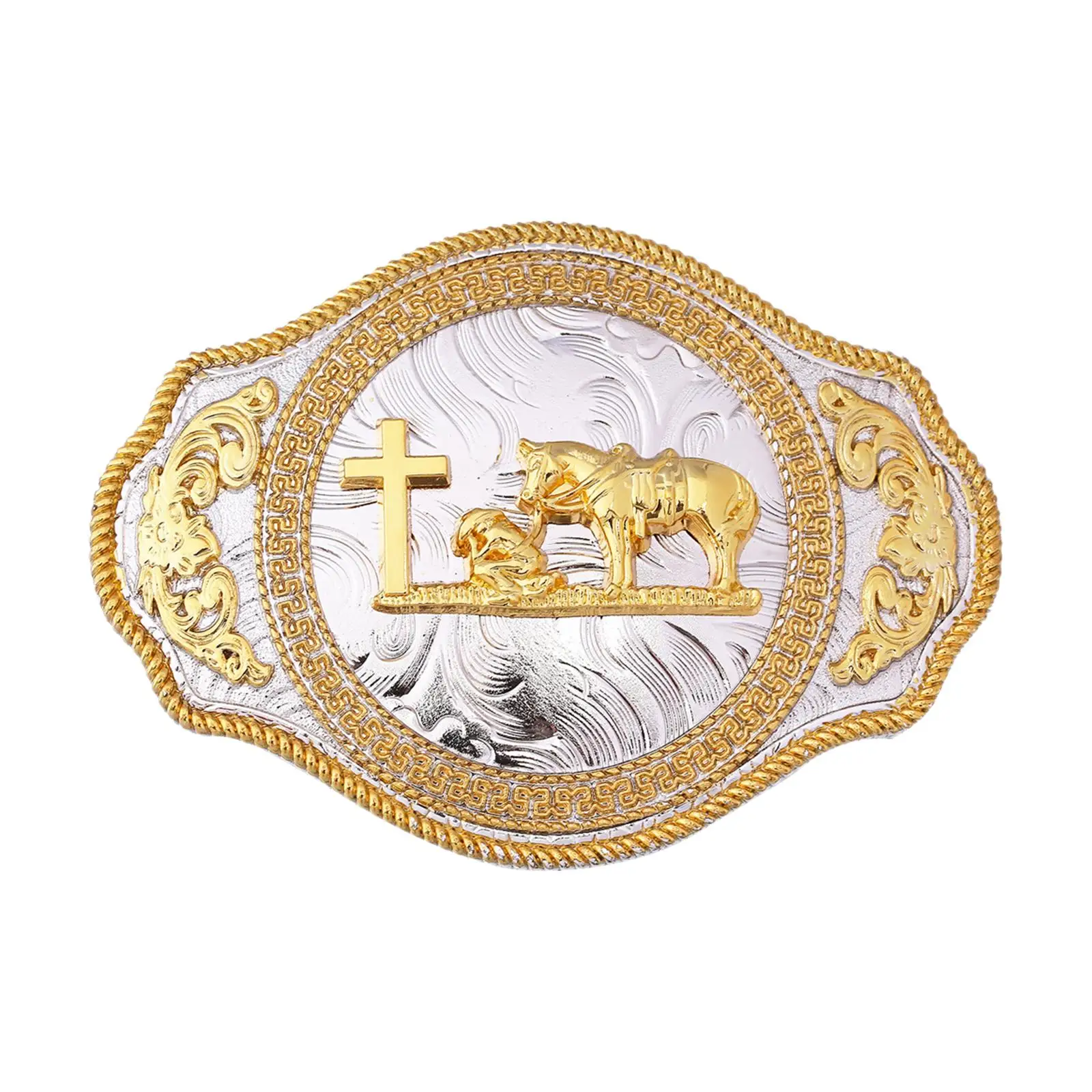 

Fashion Western Cowboy Belt Buckle for 1.5in Belts Accessories for Women Men