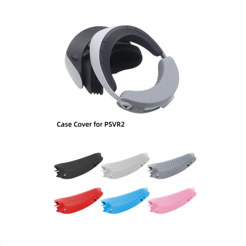 

For PS VR2 Case Cover VR Headset Silicone Protective Sleeve PSVR2 Accessories PS VR 2 Anti-slip Anti-sweat Pad