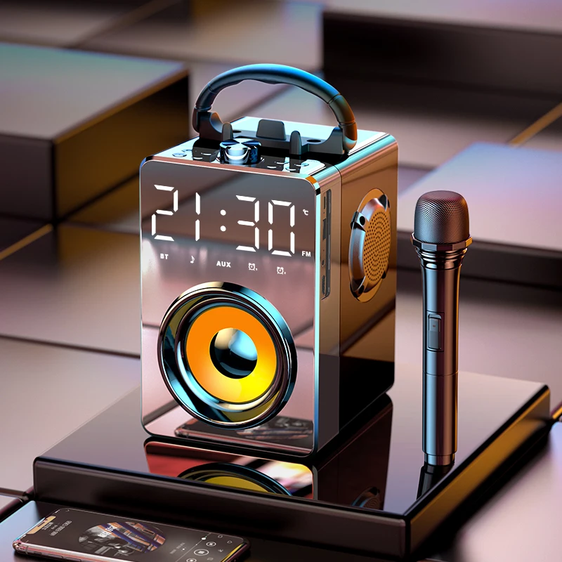 

Bluetooth колонки Super Bass, Портативная колонка высокой мощности, 3D стерео сабвуфер, музыкальный центр, поддержка AUX TF FM радио HIFI Бумбокс