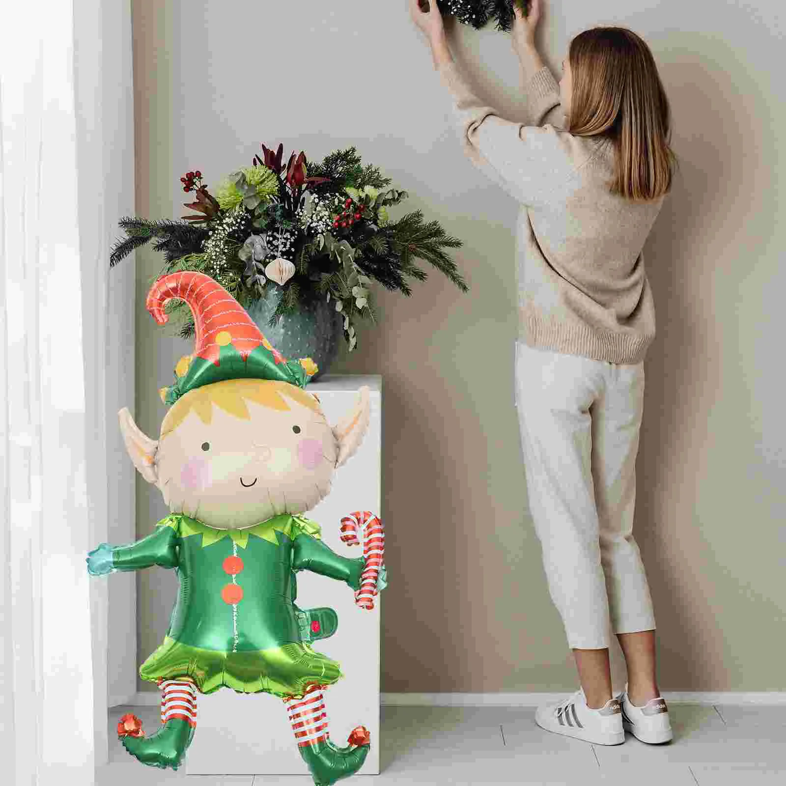 5 шт. надувные рождественские настенные воздушные шары