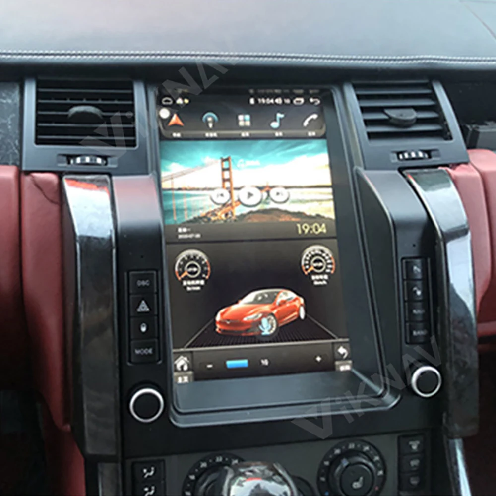 

Android экран беспроводной Carplay GPS-навигатор для Land Range Rover Sport 2005-2009 мультимедийный плеер экран Tesla 12,1 дюйма Uni