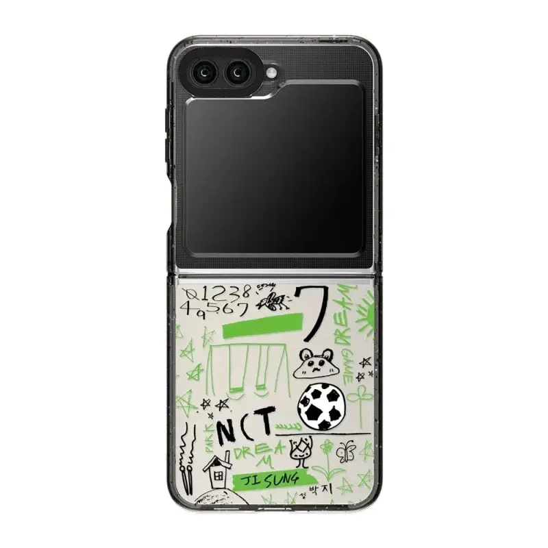 Чехол для телефона Kpop Dream с граффити Samsung Galaxy Z Flip 6 5 4 3 задняя крышка ZFlip4 ZFlip5 ZFlip6