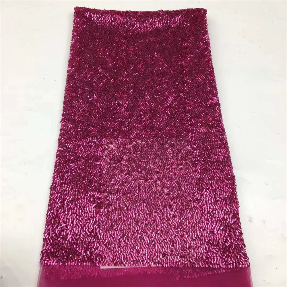 Новинка 2024 Роскошная французская вышивка кружевная ткань для жениха африканская