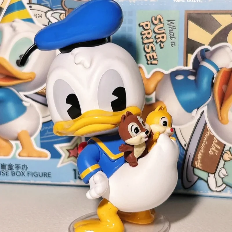Подлинная обложка Miniso Disney Donald Duck модель слепых коробок ручной стол Minidace Kawaii