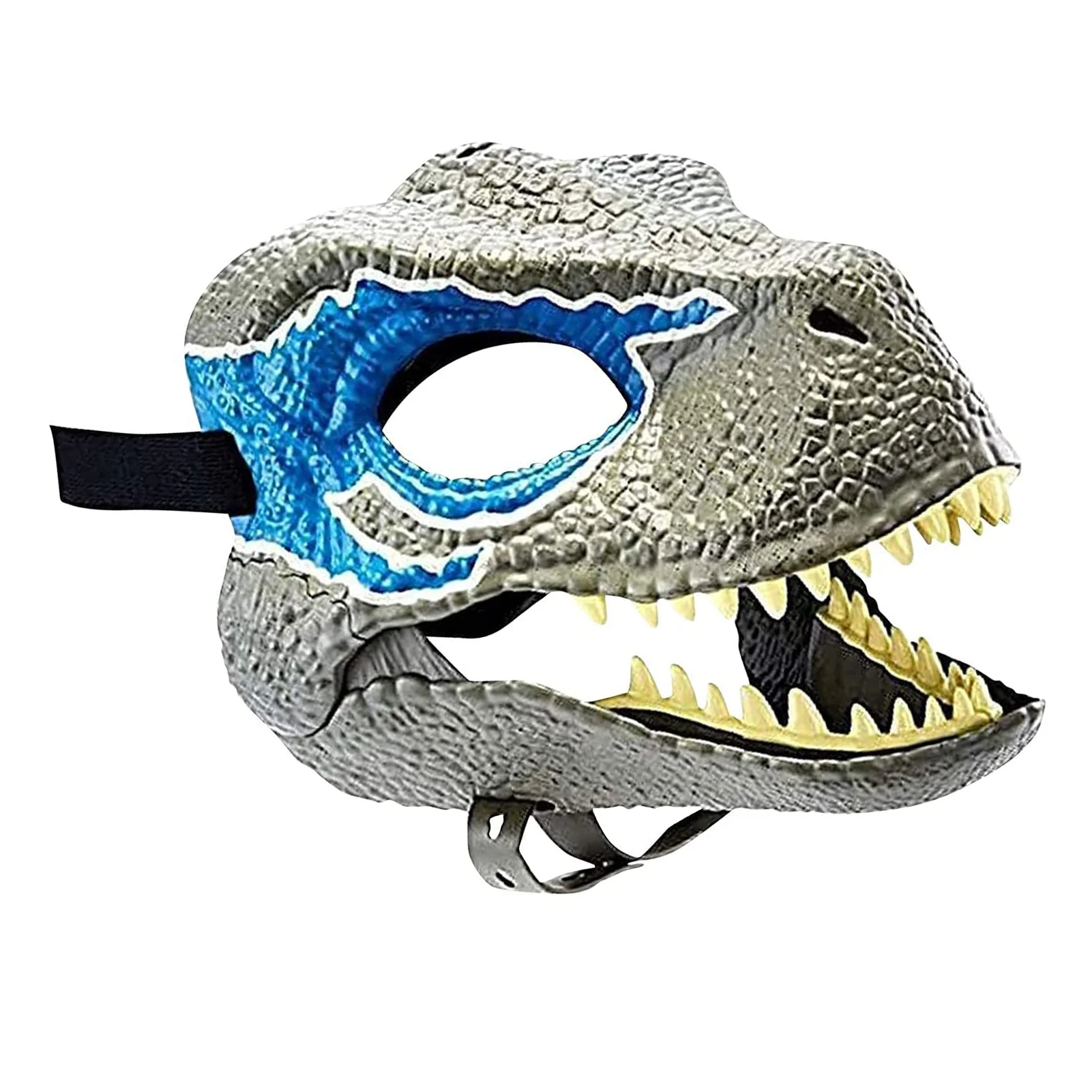 

Реалистичная маска динозавра, маска с открытыми челюстями, реквизит, костюм, накидка на голову, Рождество, Хэллоуин, детская игрушка динозав...