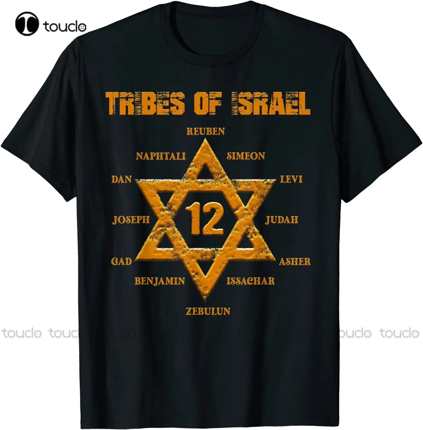 

Футболка с изображением 12 двенадцати племен Израиля, иврита, Израиля, джудеи, jerusма, женская футболка с графическим рисунком