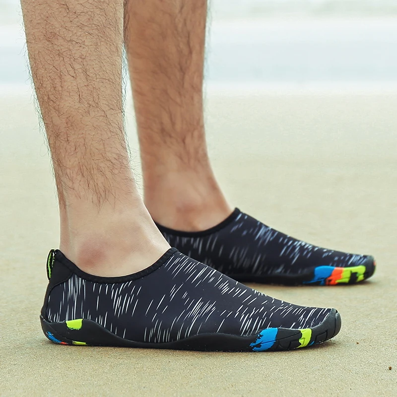 Men Hiking Shoes Beach Sea River Surfing Swimming Water Shoes Nonslip Upstream Barefoot Shoes Wading Quick Dry Slippers Sneakers
