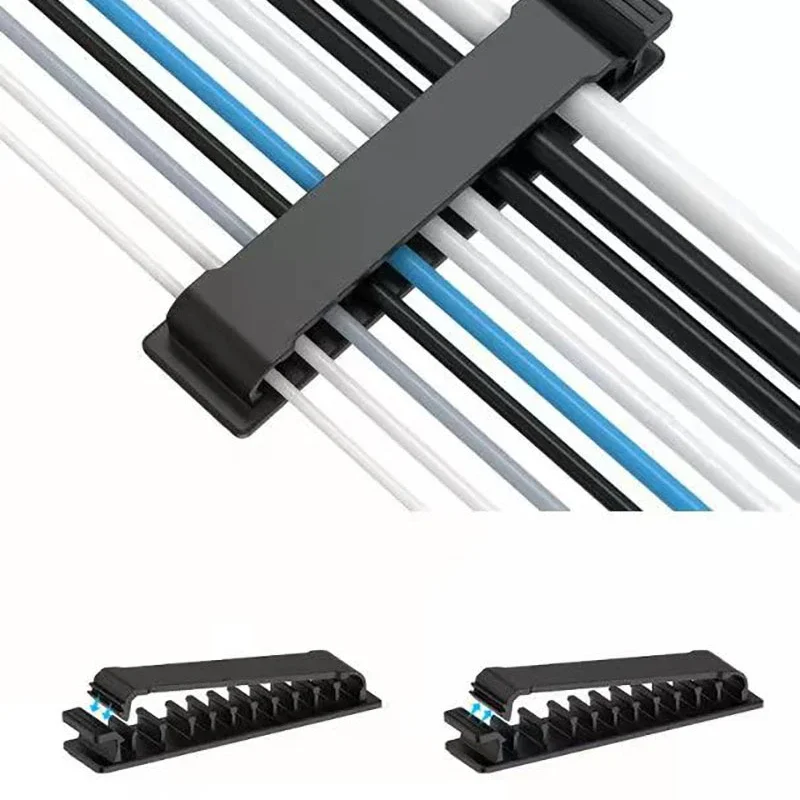 

Desktop Data Cable Organizer for Desk Usb Organizer Holder Wire Clip Fastening Clamp Buckle Cables Support Desk Accessories