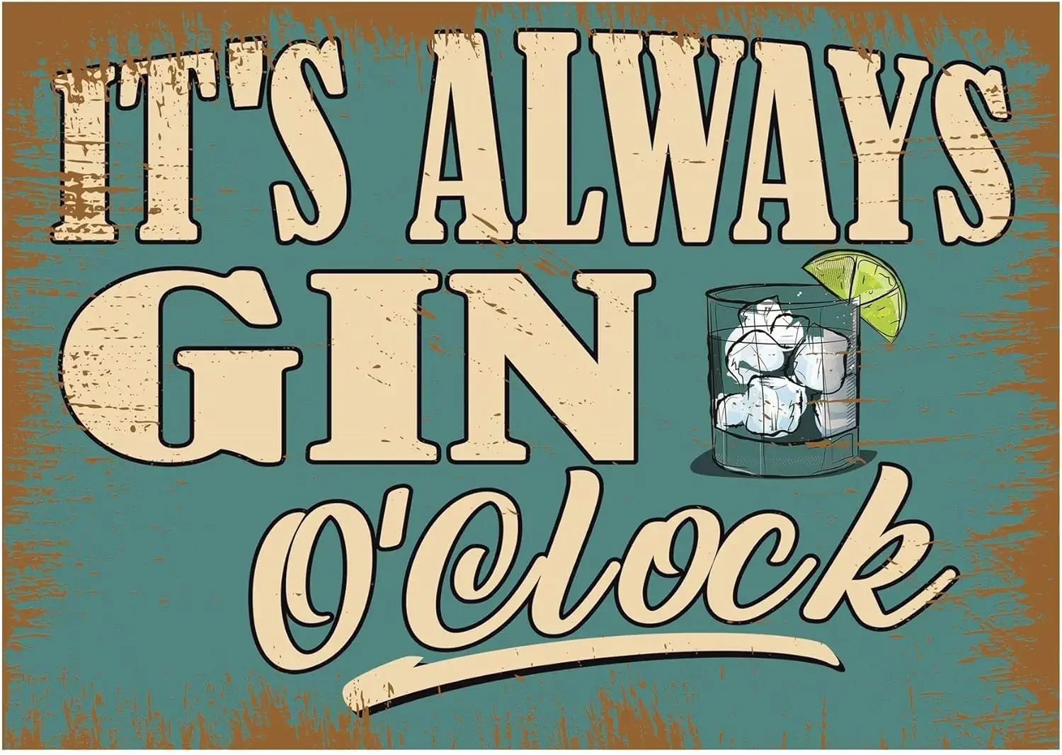 Подарки для женщин ГИН влюбленных-Смешные винтажные металлические знаки дома