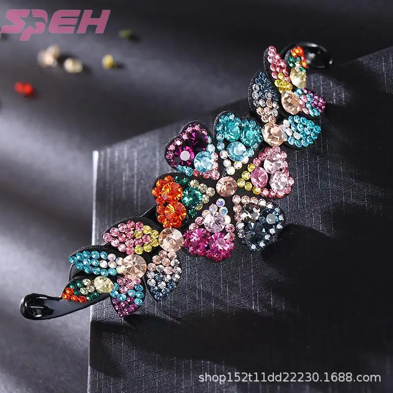 

Корейские заколки с шариками женские стразы цветочные аксессуары для волос пластина артефакт закрутка шпильки