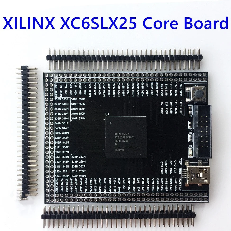 Xilinx FPGA spartan6 XC6SLX25 XC6SLX16 Core Board Minimum System development board