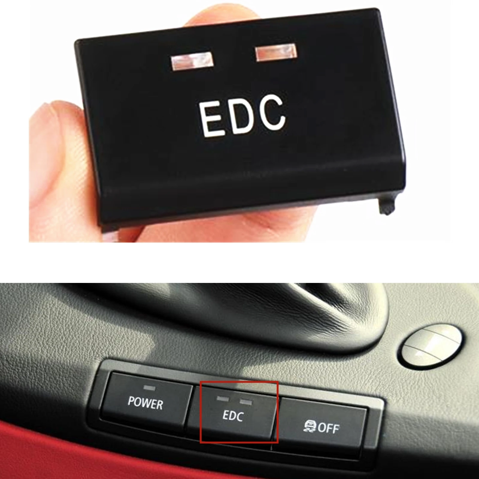 

Для BMW 3 серии E90 E92 E93 M3 2008-2013, автомобильная черная центральная консоль, режим выключения, кнопка переключения питания, крышка ключа, кнопка переключения, крышка