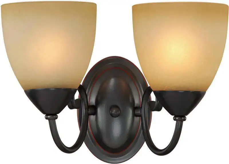 

2 Light Wall or Vanity Light 54-3827 with Oil Rubbed Bronze Finish