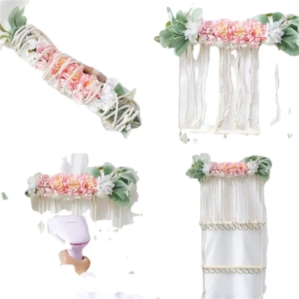Bow Holder for Girls Hair Bows Hair Clips Hanging Organizer Baby Headband Storage Hair Accessory Display for Wall Room