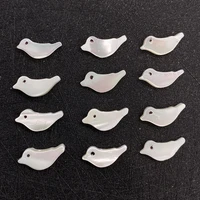 white shell beads animal fashion bird natural shell mother of pearl beads for jewelry making diy necklaces handmade jewelry