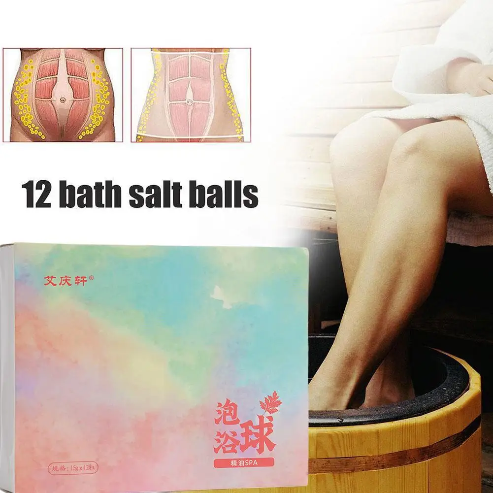 

12Pcs Organic Bath Bombs Natural Mini Handmade Bathing Foot Spa Bomb Rich Essential Oils Moisturizing Dry Skin Relaxing Scents