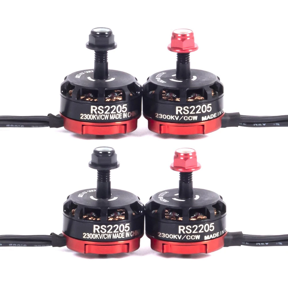 

RC RS2205 2205 2300KV CW CCW Brushless Motor for 2-6s 20A/30A/40A ESC FPV RC QAV250 X210 Racing Drone Multicopter