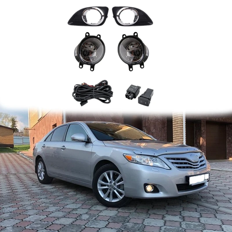 

Противотуманная фара, передсветильник фара, противотуманная фара, крышка гриля, ободок, переключатель, противотуманные фары в сборе для Toyota...