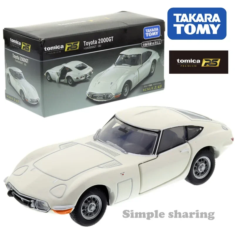 

Takara Tomy Tomica Premium RS Toyota 2000GT White Scale 1/43 Car Alloy Toys Motor Vehicle Diecast Metal Model