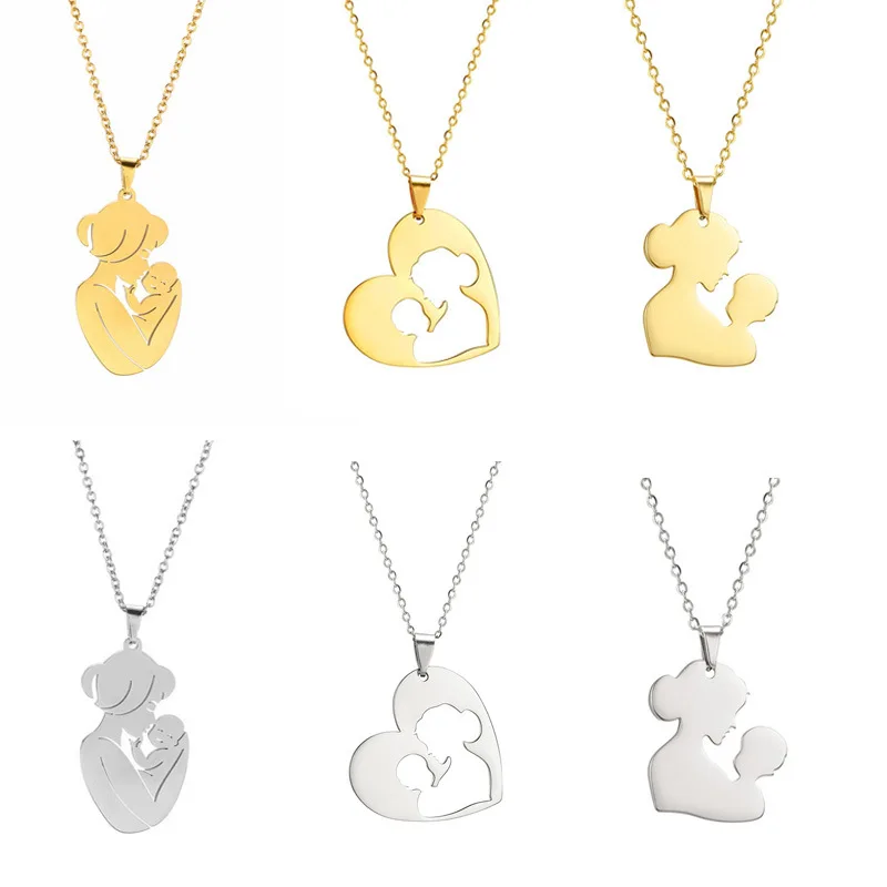 

Family Love Custom Engrave Name Necklace Jewelry Baby Father Mother Mon Gifts Choker For Thanksgiving Day Gifts Steel Necklaces