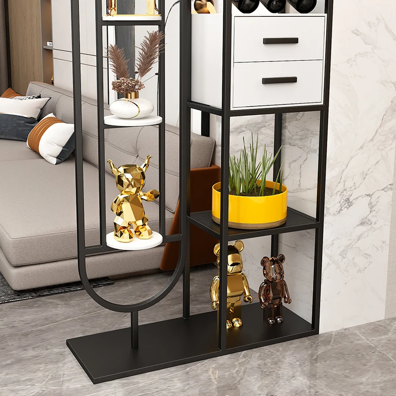 Шкаф для вина XL дома напольная перегородка стеллаж хранения без перфорации