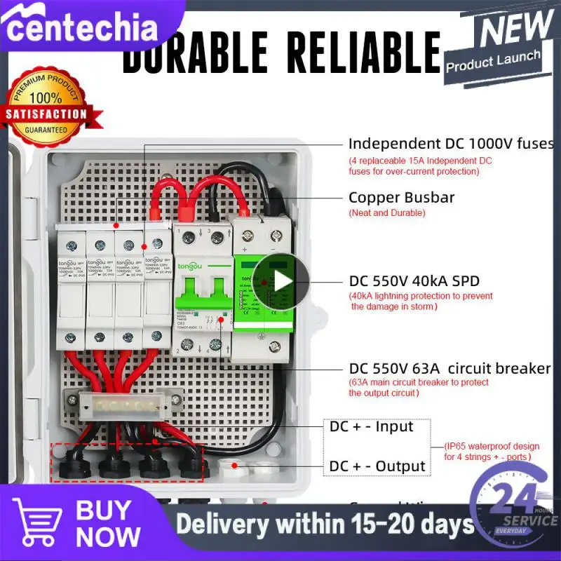 

4 In 1 Out Safety Functional Features Solar Photovoltaic Energy Combiner Box Photovoltaic Combiner Box Solar Energy Box Pv Array