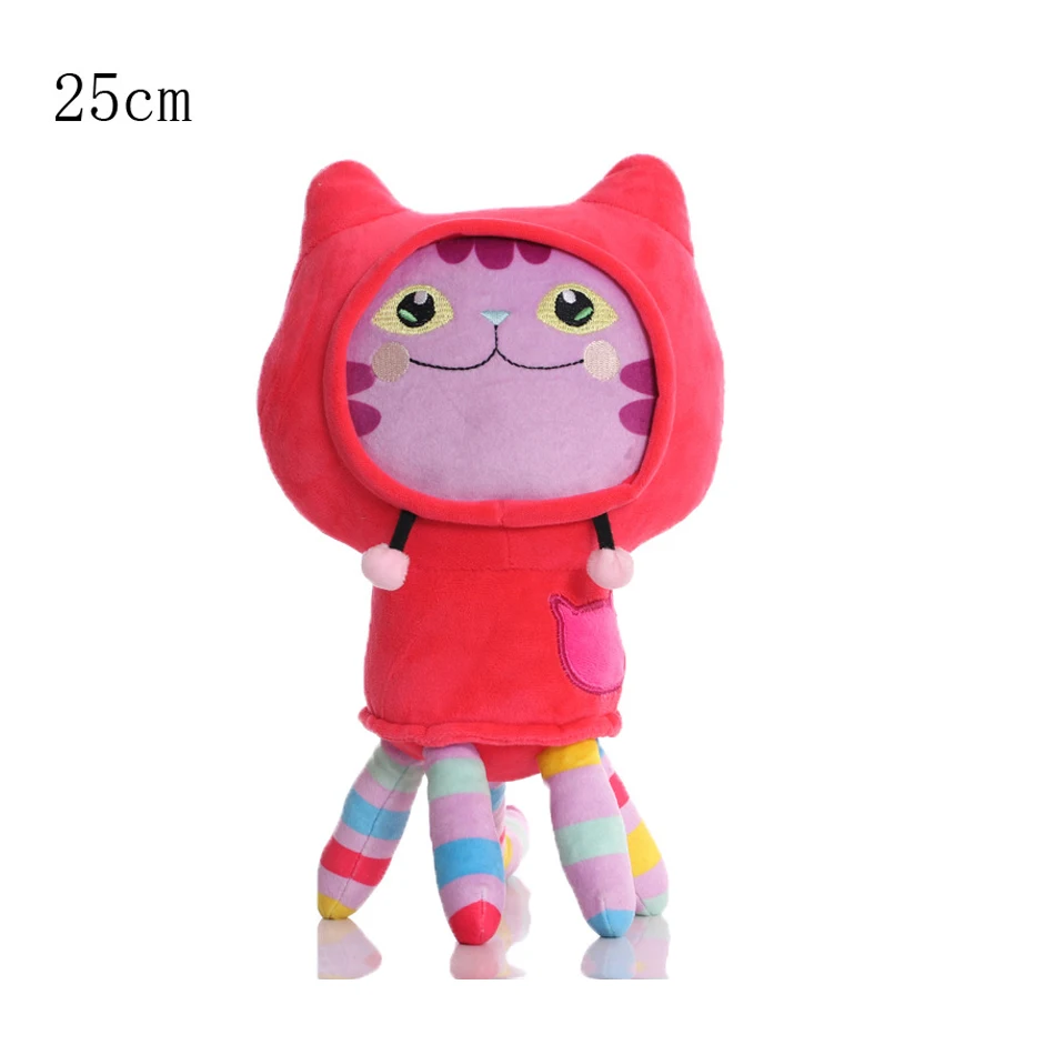 

22cm Free Shipping Kawaii Plush Gaby Toy House Cat Doll Anime Stuffed Plush Toy Gabby's Dollhouse Toy for Children Girl Gifts