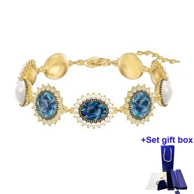 

Высококачественный модный ювелирный браслет SWA, изысканная Подарочная коробка с покрытием из розового золота, браслет «Миллениум», бесплат...