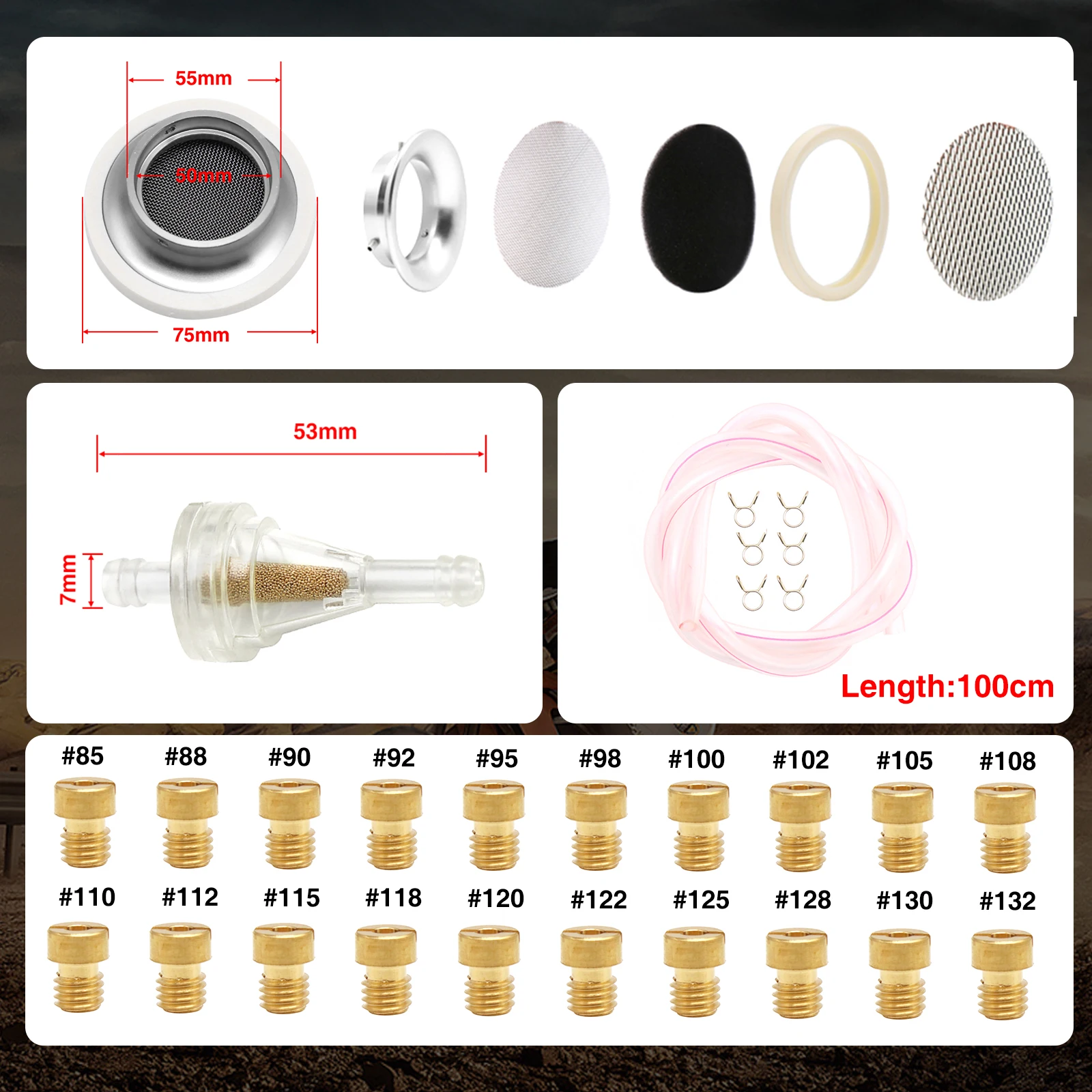 Карбюратор мотоциклетный Alconstar PE17/19/22/24/26/28 мм ручной дроссель карбюратор для