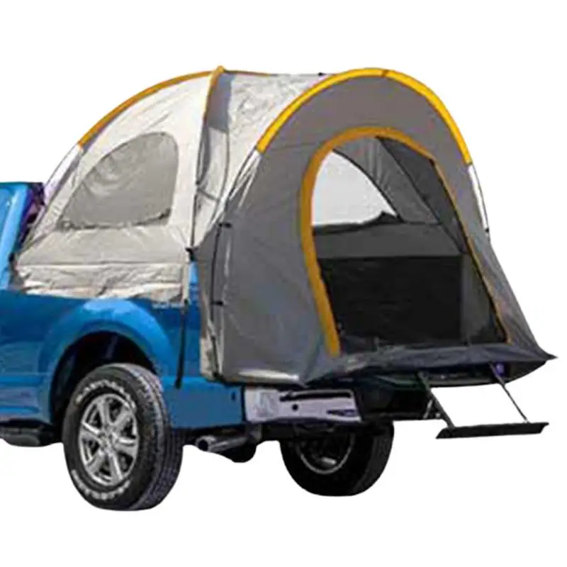 

Truck Tents for Camping Waterproof Pickup Truck Bed 5.5Full Size Tent Weatherproof 210D Oxford Cloth Glass Fiber for Outdoor