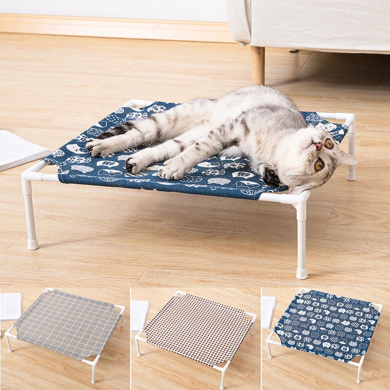 

Pet Cat and dog kennel military cat bed canvas hammock to increase breathable and durable small and medium pet bed four seasons