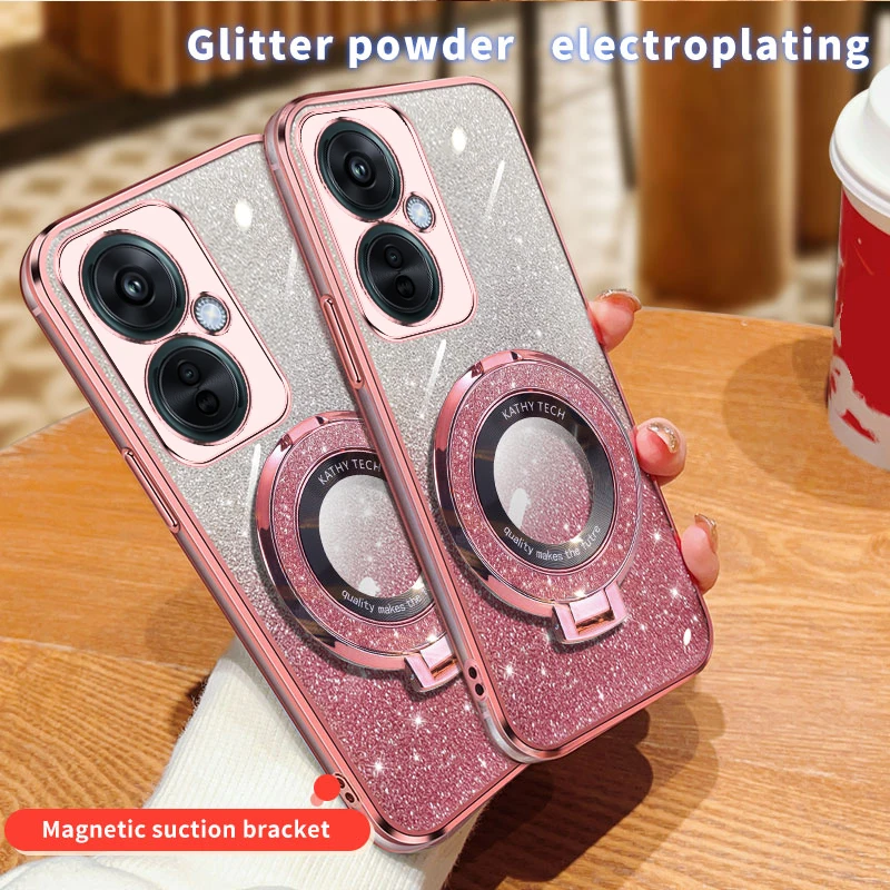 Роскошный мягкий блестящий чехол для Oneplus Nord CE3 противоударный силиконовый