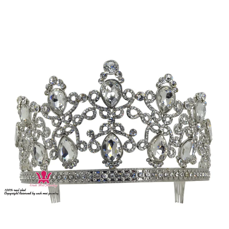 Bride headwear wedding crown comb alloy princess beauty queen hair accessories formal aristocratic party dance party hair access