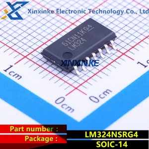 LM324NSRG4 LM324 SOIC-14 Operational Amplifiers - Op Amps Quad General-Purpose Op Amp ICs Brand New Original